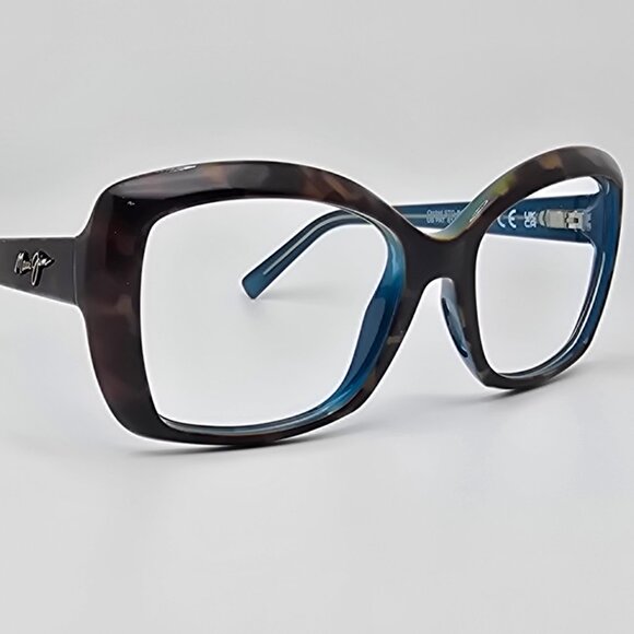 Maui Jim MJ735-10P Orchid Tortoise w/ Peacock Sunglasses Frame w/ Flexhinge 56mm main image 7